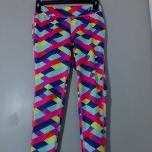 🌈Fila Live In Motion Colorful Block Leggings